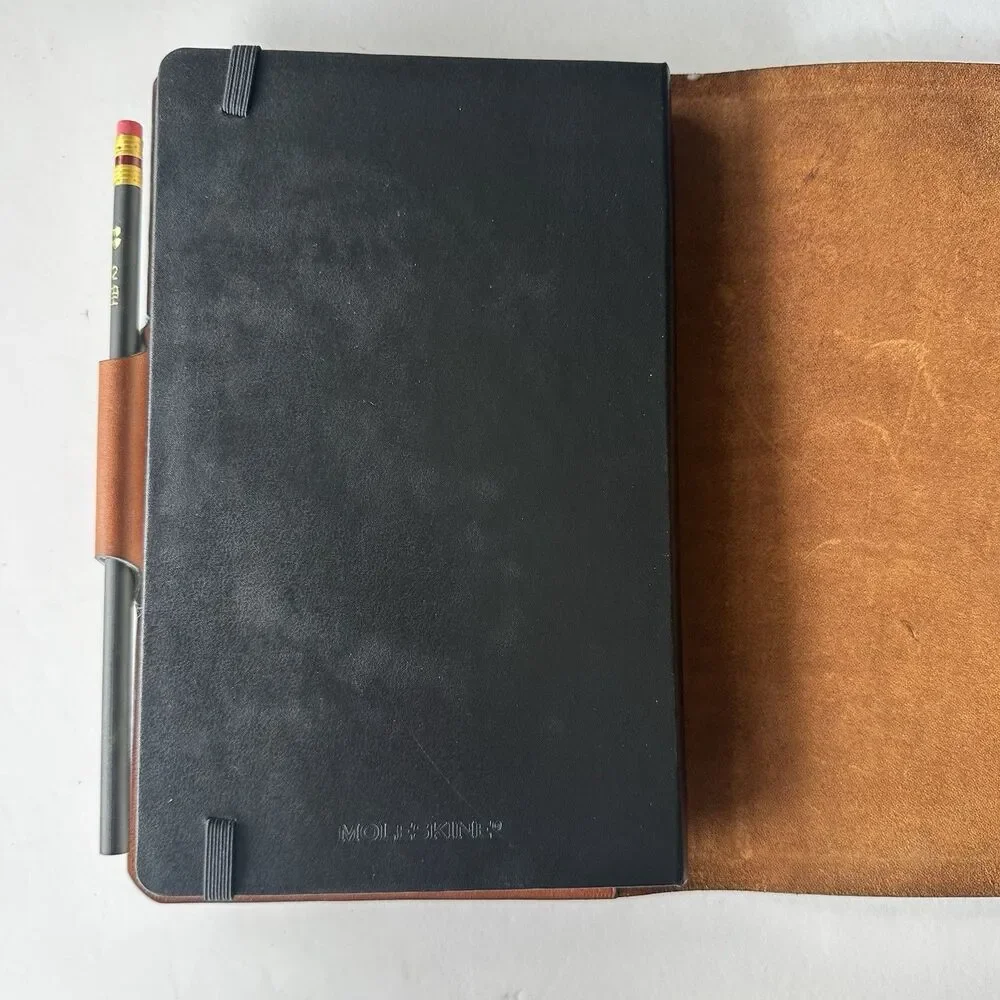 Tactile Craftworks Leather Milwaukee Map Journal Lined Moleskin Notebook Unused